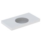 Lavoar Geberit Preciosa II cu blat 90x50xH17 cm fara preaplin si orificiu baterie