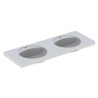 Lavoar dublu Geberit Preciosa 130x55xH20 cm fara preaplin