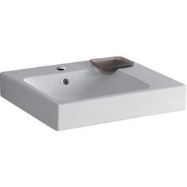 Lavoar pe blat Geberit Icon cu bol decorativ dreapta 50x49 cm