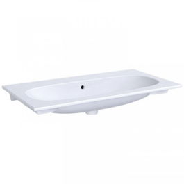 Lavoar pe mobilier Geberit Acanto 90x48xH17 cm fara orificiu baterie