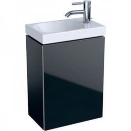 Mobilier Geberit Acanto negru pentru lavoar