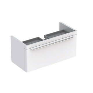 Mobilier Geberit myDay alb lucios pentru lavoar cu sertar
