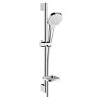 Set dus Hansgrohe Croma Select E cu savoniera