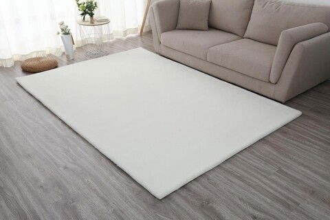 Covor Shaggy soft, Heinner, 160x230 cm, poliester/bumbac, alb