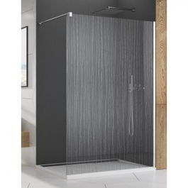 Cabina dus Walk-in SanSwiss Easy STR4P 120xH200 cm Water threads