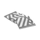 Prosop de plaja Geometric Luxury, L`appartement, 100x180 cm, bumbac, 460 gsm, gri