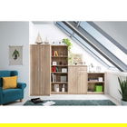 Dulap pentru obiecte de curatenie, Finori, Kiel-61, 74 x 188 x 35 cm, PAL, sonoma