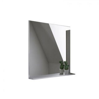 Oglinda cu etajera Kolpasan Evelin 65xH70 cm alb
