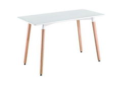 Masa Dining Truly, Heinner, 120x80x74 cm, lemn, alb