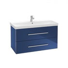 Baza lavoar Villeroy&Boch Avento suspendat, doua sertare 76x44,7xH52 cm crystal blue