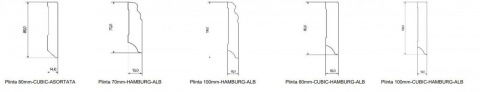 Plinta EGGER Hamburg 70 mm pentru parchet