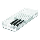 Organizator de cutite pentru sertar Crisp, iDesign, 41.5x16x5 cm