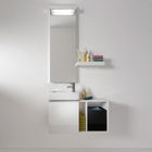 Set PROMO Geberit Icon baza lavoar L si lavoar R 38x28xH56 cm alb lucios