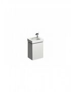 Set PROMO baza lavoar si lavoar Geberit Xeno² R 40x28xH65 cm alb lucios