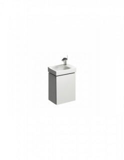 Set PROMO baza lavoar si lavoar Geberit Xeno² R 40x28xH65 cm alb lucios