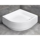 Cadita dus semirotunda Radaway Samos A 80x80xH29,5 cm