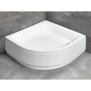 Cadita dus semirotunda Radaway Samos A 80x80xH29,5 cm