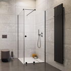 Cabina dus Radaway Furo Black Kdj RH 90x110xH200 cm, dreapta
