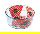 Forma sufleu termorezistenta Glass Bakeware, Ocuisine, 21 cm, sticla