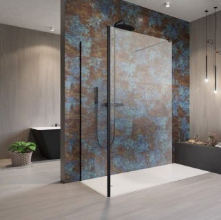 Cabina de dus Walk-In Radaway Modo New Black IV 90x85xH200 cm