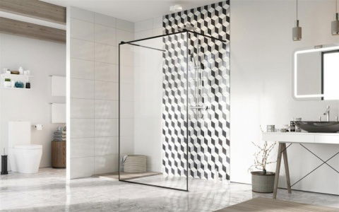 Cabina dus Radaway Walk-In Modo X Black I Frame 140xH200 cm