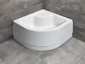 Cadita dus semirotunda Radaway Indos A 80x80xH41 cm