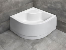Cadita dus semirotunda Radaway Indos A 80x80xH41 cm