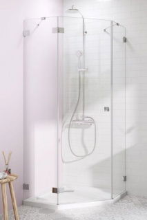 Cabina dus pentagonala Radaway Essenza Pro PTJ 100x100xH200 cm, usa dreapta