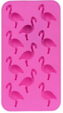 Forme pentru gheata Flamingo, 19.5x10.5x1.5 cm, silicon, mov