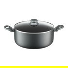 Oala cu capac Graphite, Ambition, 28 cm, 7.2 L, aluminiu, invelis Ilag non-stick