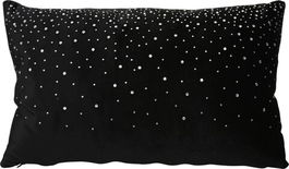 Perna Diamonds, 50x30x8 cm, poliester, negru