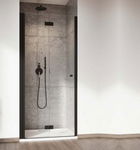 Usa nisa pliabila Radaway Nes Black DWB 70xH200 cm, dreapta