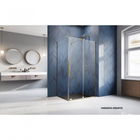 Cabina dus Radaway Furo Gold KDJ 120x75xH200 cm, dreapta