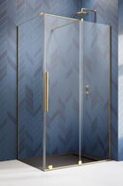 Cabina dus Radaway Furo Gold KDJ 150x75xH200 cm, dreapta