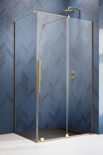 Cabina dus Radaway Furo Gold KDJ 150x75xH200 cm, dreapta