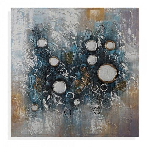 Tablou, Versa, Abstract Circles, 80 x 80 cm, canvas, multicolor