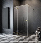 Cabina dus Radaway Essenza Pro Gold KDJ 110x110xH200 cm, stanga