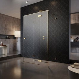 Cabina dus Radaway Essenza Pro Gold KDJ+S 80x75xH200 cm, dreapta