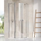 Cabina dus semirotunda Ravak Chrome 80x80xH195 cm, profil crom
