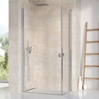 Cabina de dus Ravak Chrome 100x100xH195 cm, profil crom slefuit lucios
