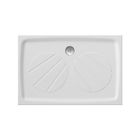 Cadita dus dreptunghiulara Ravak Chrome Gigant Pro 80x110xH3 cm, marmura sintetica