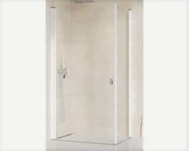 Cabina dus Ravak Chrome CRV1+CPS, 80x80xH195 cm, profil alb