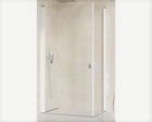Cabina dus Ravak Chrome CRV1+CPS, 90x90xH195 cm, profil alb