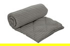 Pilota Alcam Damasc Grey 180x200 cm, umplutura lana, 300 g/mp