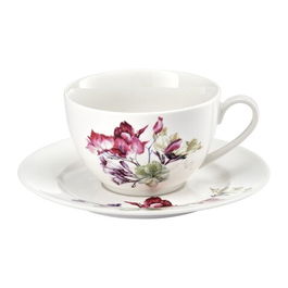 Set de cafea / ceai 12 piese Garden, Ambition, portelan, 200 ml, multicolor