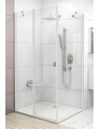 Cabina dus Ravak Chrome CRV2+CPS, 100x80xH195 cm, profil alb