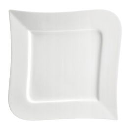 Farfurie intinsa Fala, Ambition, portelan, 24.5 cm, alb