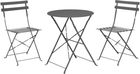 Set mobilier de gradina Bistro, 3 piese, antracit