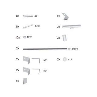 Kit instalare panou cada Ravak Chrome