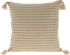 Perna decorativa Rope, 45x45 cm, poliester, bej